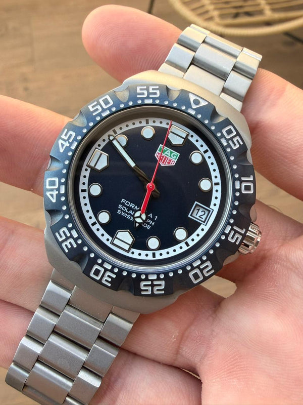 Relógio Modelo F1 Azul- Automático 38mm TAG Heuer - Detalhe