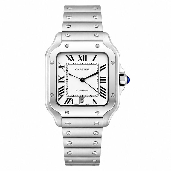 Relógio Modelo Santos 100 - Automático Luxury - White