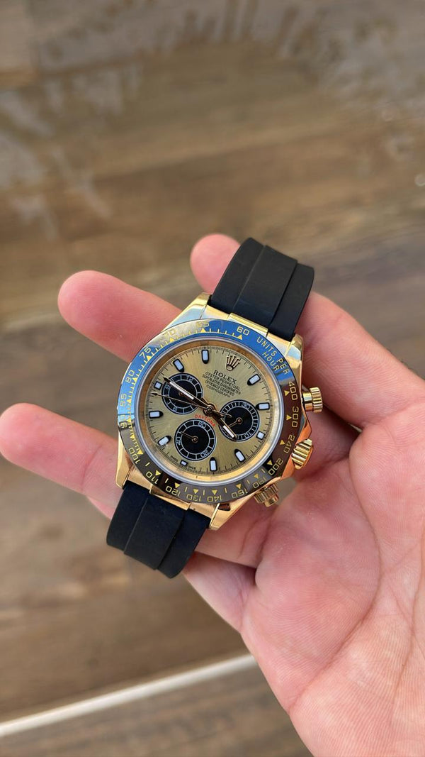 Relógio Modelo Daytona - Automático Borracha detalhe
