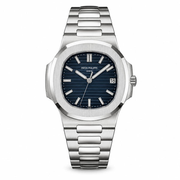 Relógio Modelo Nautilus - Automático Steel - Silver/Blue