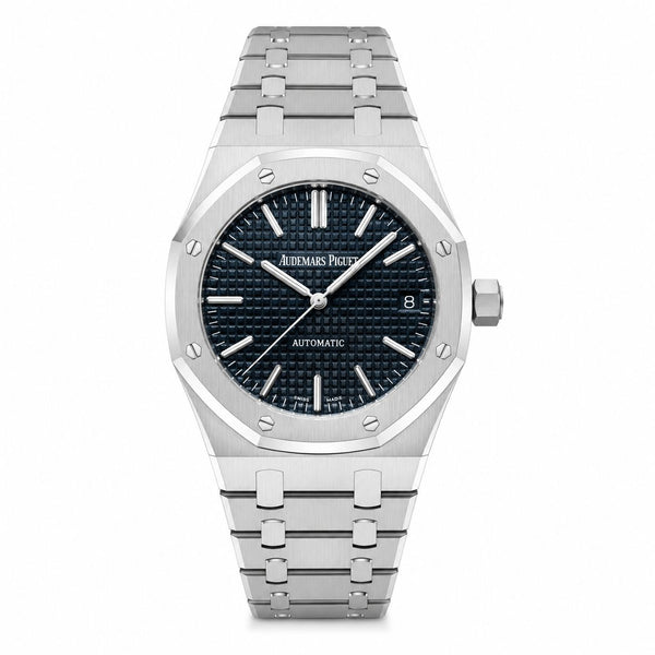 Relógio Modelo Royal Oak - Automático Clássico - Silver/Black