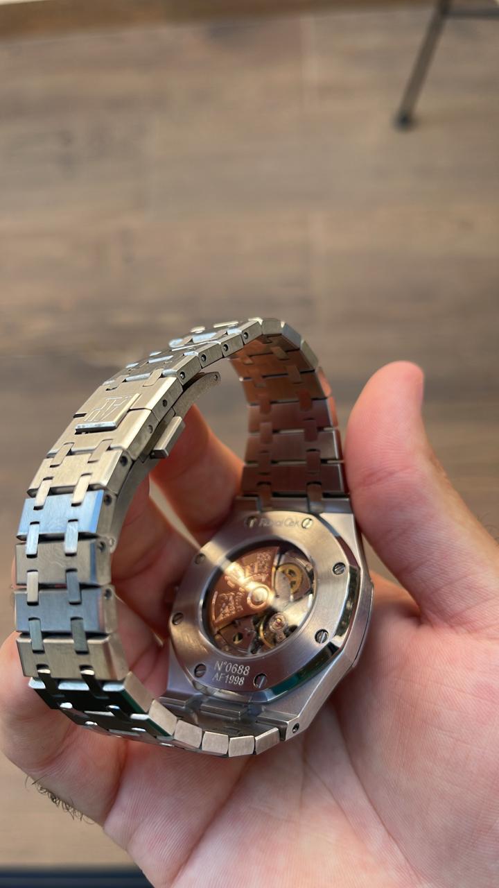 Relógio Modelo Royal Oak - Automático Clássico - Silver - Imagem 4