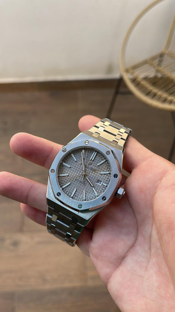 Relógio Modelo Royal Oak - Automático Clássico - Silver detalhe